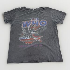 Junk Food Tshirt Womens Size Small The Who Farewell Your 82’ Band Tee